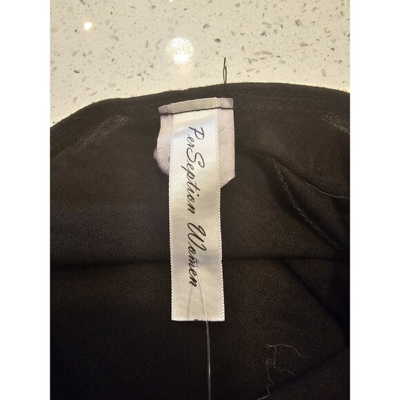 Perseption Women Black Sequined Blouse Shirt V Neck Women's 3XL - Picture 4 of 6